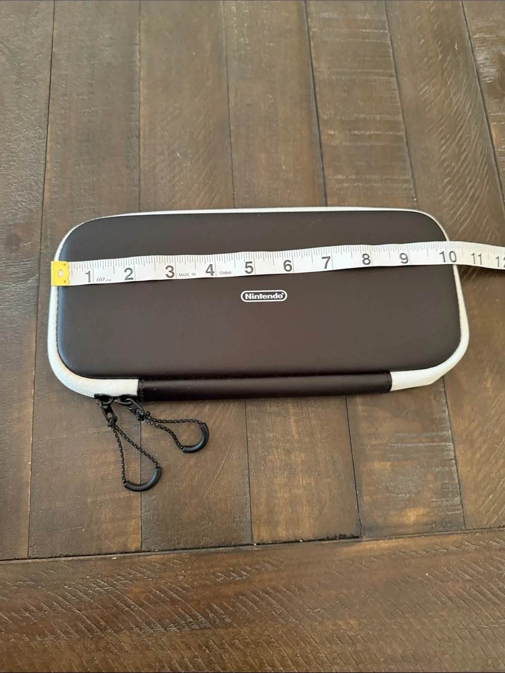 Nintendo Black and White Travel Case with Clip